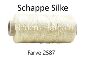 Schappe- Seide 120/2x4 farve 2587 lys gul
